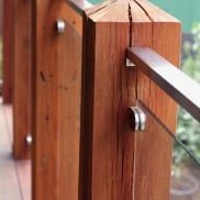 Glass timber stainless